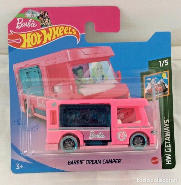 2021 Hot Wheels A Case Barbie Dream Camper  21/250 HW Getaways 1/5